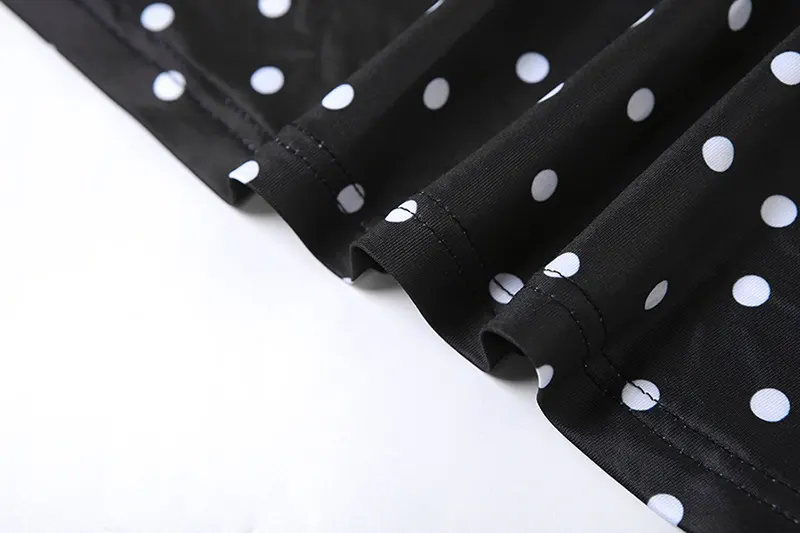 WanHuiShop New Women's Polka Dot Camisole Dress French Style Slim Fit Backless Skirt-11