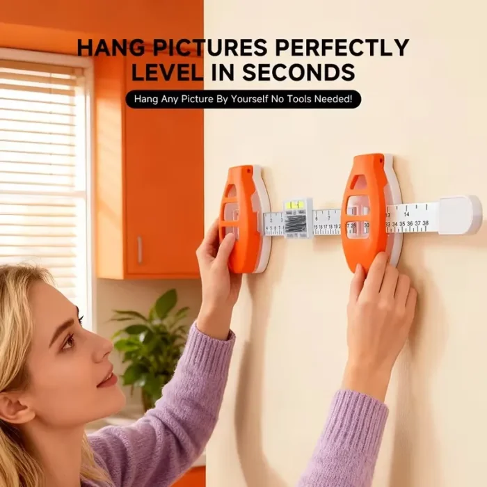 Wanhuishop New Home Picture Frame Hanging Balance Ruler, Nail Positioning Angle Measuring Ruler-1 Wanhuishop New Home Picture Frame Hanging Balance Ruler, Nail Positioning Angle Measuring Ruler-1