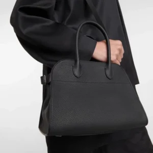 Wanhuishop new Margaux 15 suede tote bag made of cowhide perfect for commuting and travel-5